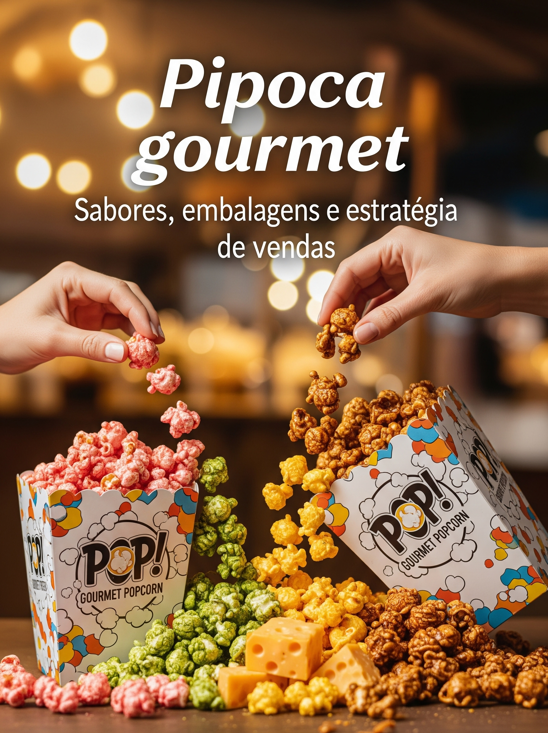 Pipocas coloridas